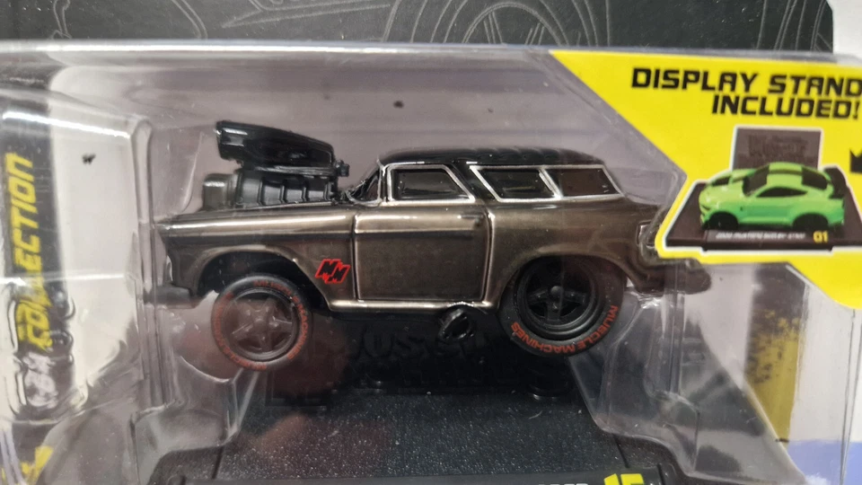 Maisto Muscle Machines Serie #3 Chase 1955 Chevrolet Nomad gasser (NG09) - Photo 2/3