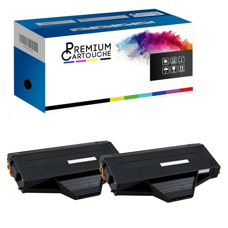 Toner KX-FAT410X haute capacité pack de 2 pour des textes laser ultra nets