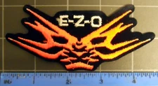 E-Z-O Iron On Patch Embroidered Vintage NEW EZO Fire Japan Heavy Metal Loudness