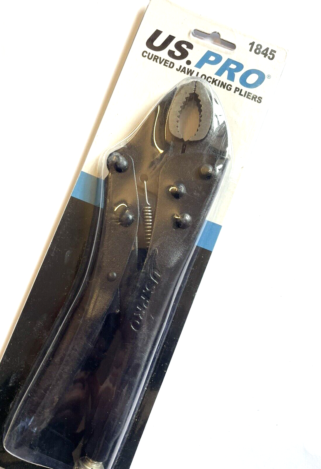 Curved Jaw Locking Pliers with Black oxide finish - US Pro 1845