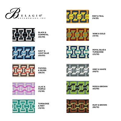 Belagio Enterprises Elegance Collection 2'' Decorative Braid  (25 Yard Roll)