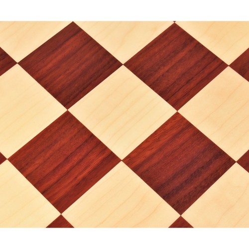 23" Bud Rosewood & Maple Wood Chessboard - 60 mm Square - Algebraic notations - Picture 7 of 8