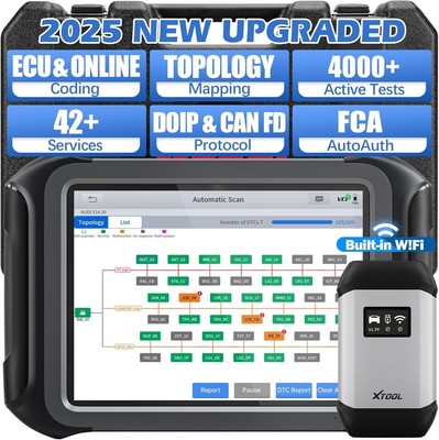 XTOOL D9S KFZ OBD2 Diagnosegerät Alle System ECU Coding 42+ Services Active Test