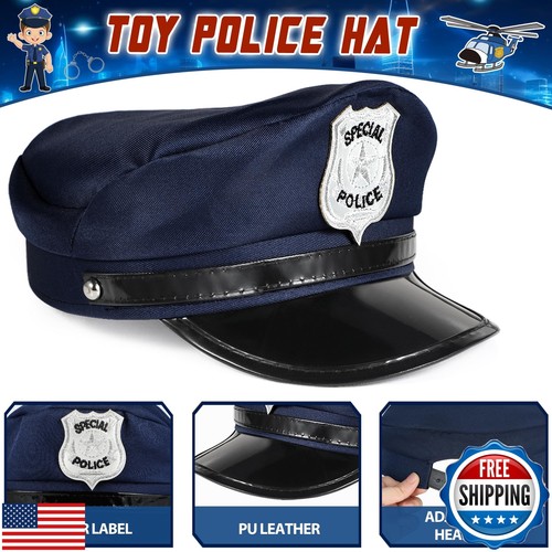 Metemot 9 Teile Polizei Spielzeug, Polizei Kostüm Zubehör für Kinder, Polizist Kostüm AC - Bild 4 von 5