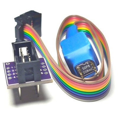 SOP8 Clip 208mil Test Probe SOIC8 Holder EEPROM 24C 25C 93C Circuit Program Jig