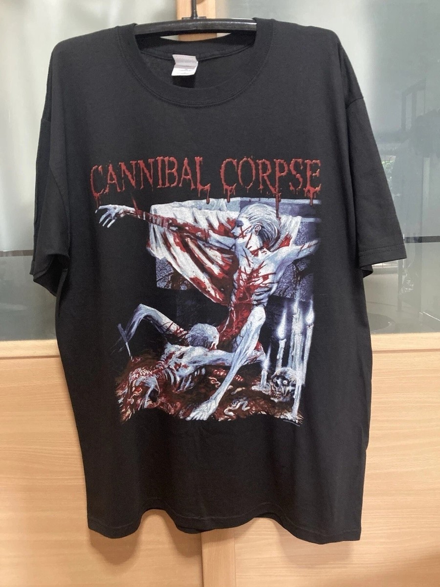 T-shirt Homme Cannibal Corpse Noir - Tailles S à 5XL - Neuf Avec étiquettes - USA