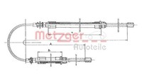 Bremsseil Seilzug Feststellbremse Metzger Autoteile 1171.1 FüR J5 Ducato Fiat
