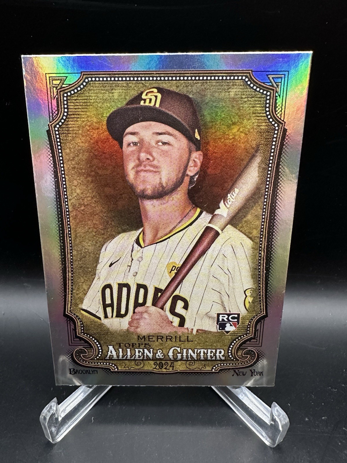 2024 Topps Allen & Ginter Silver Portrait Jackson Merrill #275 RC Rookie Padres