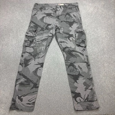 Wrangler Hose Erwachsene 38 x 32 grau Cargo Carpenter Camo Canvas Workwear... - Bild 1 von 4