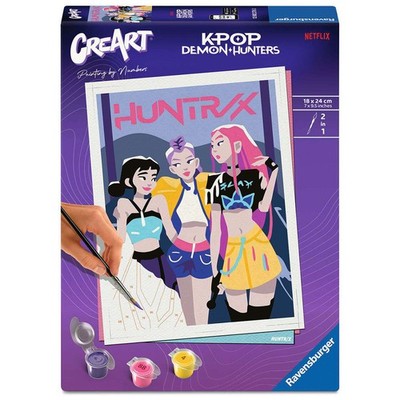 Ravensburger Creart K-POP Dämonenjäger HUNTR/X Malen nach Zahlen Set 12002276