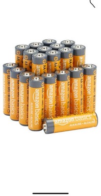 ** Open Box - Amazon Basics 20-Pack AA Alkaline High-Performance Batteries,