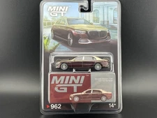 Mini GT Mercedes-Maybach S680 Gold Dark Red Metallic #962 1/64