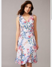 Women Phase Eight Dress White 40 / L / 48 #CD1K