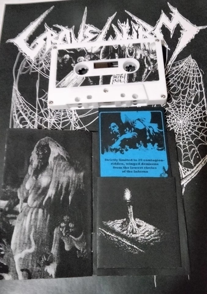 Gravewurm Pestilent Revenant cassette black death metal Venom Hellhammer Sodom - Image 2 of 4