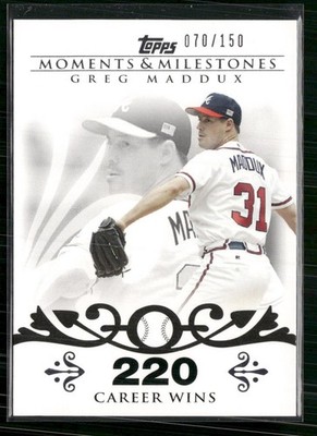 2008 Topps Moments & Milestones #8-220 Greg Maddux #/150