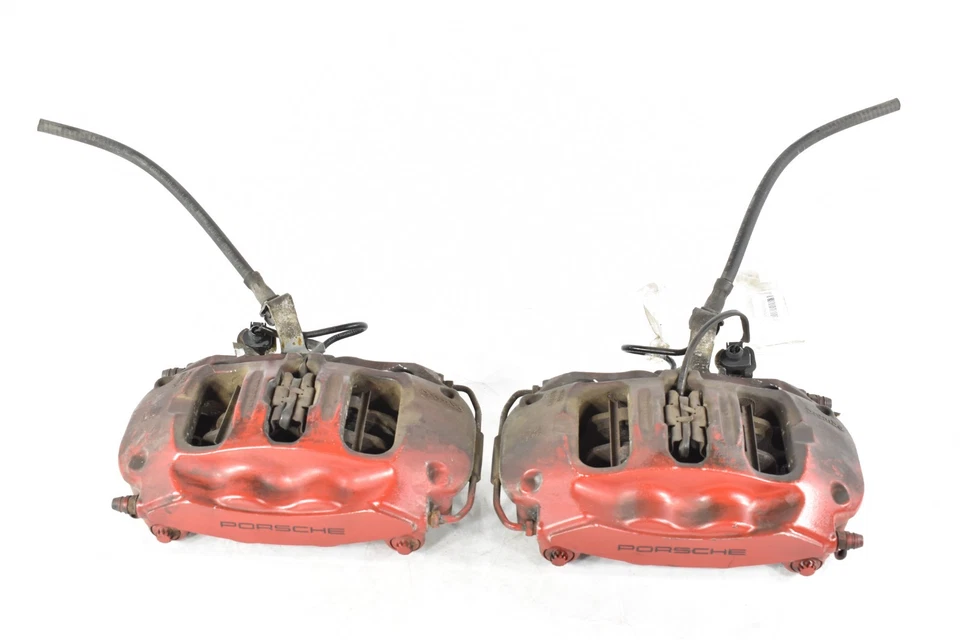 2010-2016 PORSCHE PANAMERA 970 REAR LEFT & RIGHT BREMBO BRAKE CALIPER SET OF 2 - Image 2 of 4