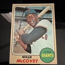 Topps Willie McCovey #290 San Francisco Giants MLB Baseball 1968 Topps