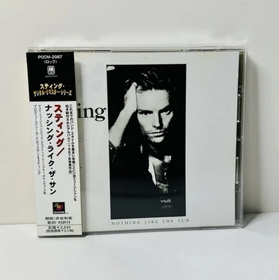 Sting …Nothing Like The Sun 1998 Japan Reissue CD A&M Records POCM