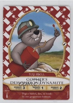 2012 Sorcerers of the Magic Kingdom Trading Cards Gopher's Demolition Dynamite