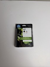 HP 67 2-pack Black/Tri-color Original Ink Cartridges New Sealed Exp Feb/2024