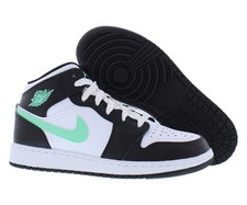 Nike Air Jordan 1 Mid Leather GS Boys Shoes