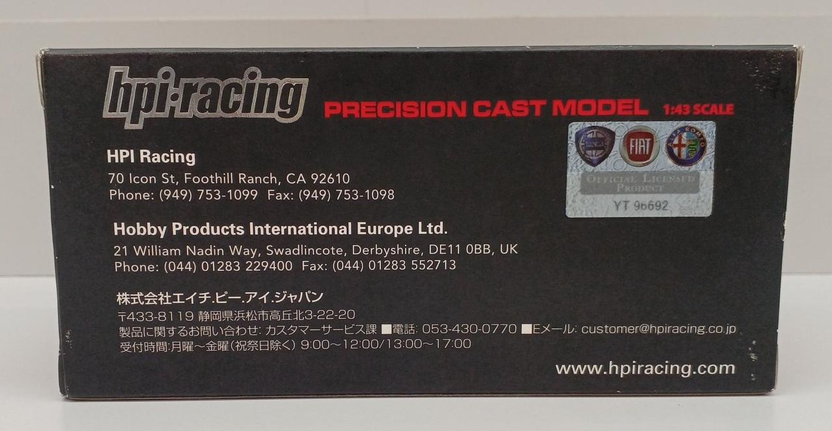 Hpi-Racing PRECTION CAST 1/43 626463 | eBay
