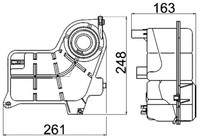 Mahle AusgleichsbehäLter, KüHlmittel CRT 24 000S FüR Audi Seat