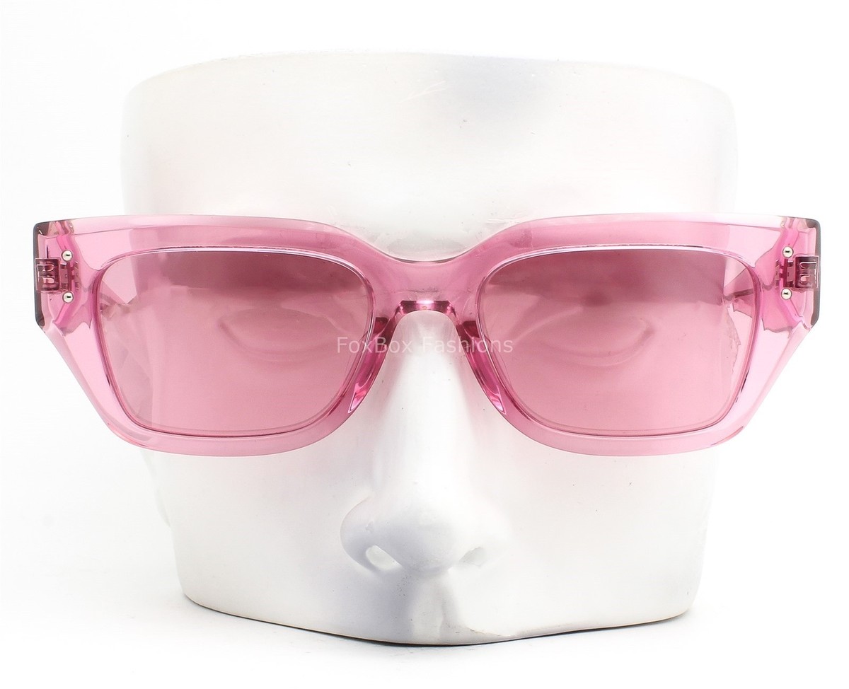 Dolce Gabbana DG 4462F 3148/30 Sunglasses Transparent Pink Mirror