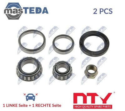 KLT-MZ-039 RADLAGERSATZ RADLAGER SATZ HINTEN NTY 2PCS FÜR MAZDA 121 I