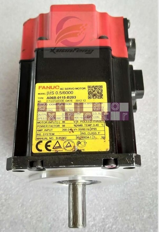 1PC Used FANUC AC SERVO MOTOR A06B-0115-B203 A06B0115B203