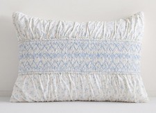 Pottery Barn Teen LovesShackFancy Prairie Wildflower Quilted Standard Shan Blue Pottery Barn Teen LovesShackFancy Prairie Wildflower Quilted Standard Shan Blue - Image 1