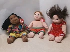 Beanie Kids Ty Buzz Cookie & Calypso Lot Of 3 Plush 10" Tall Vintage 1990s