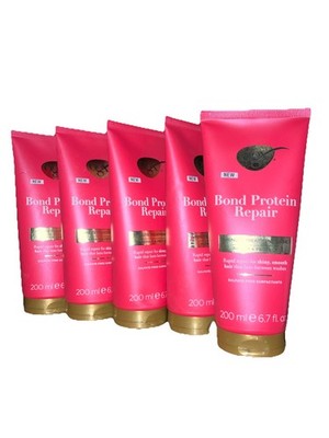 FIVE OGX Repair & Protect Bond Protein Repair 1-Minute Treatment Hair Mask 6.7oz