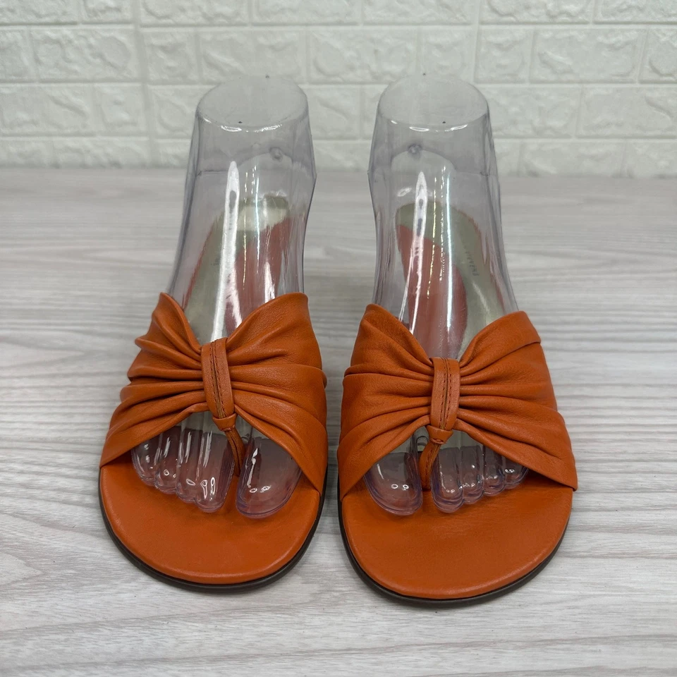 Sandalias Valerie Stevens Uva Deslizables WMNS 8.5M Naranja Óxido Sin Cordones Tacones de Gatito Foto 2 de 4