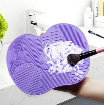 Silicone Makeup Brush Cleaner Pad Cosmetic Brush Washing Scrubber Suction Mat
