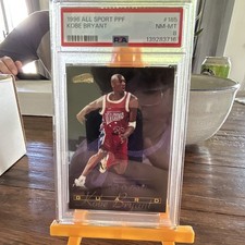 Score Board 1996 All Sport PPF Kobe Bryant Rookie #185 PSA 8 Graded Card. rookie card picture