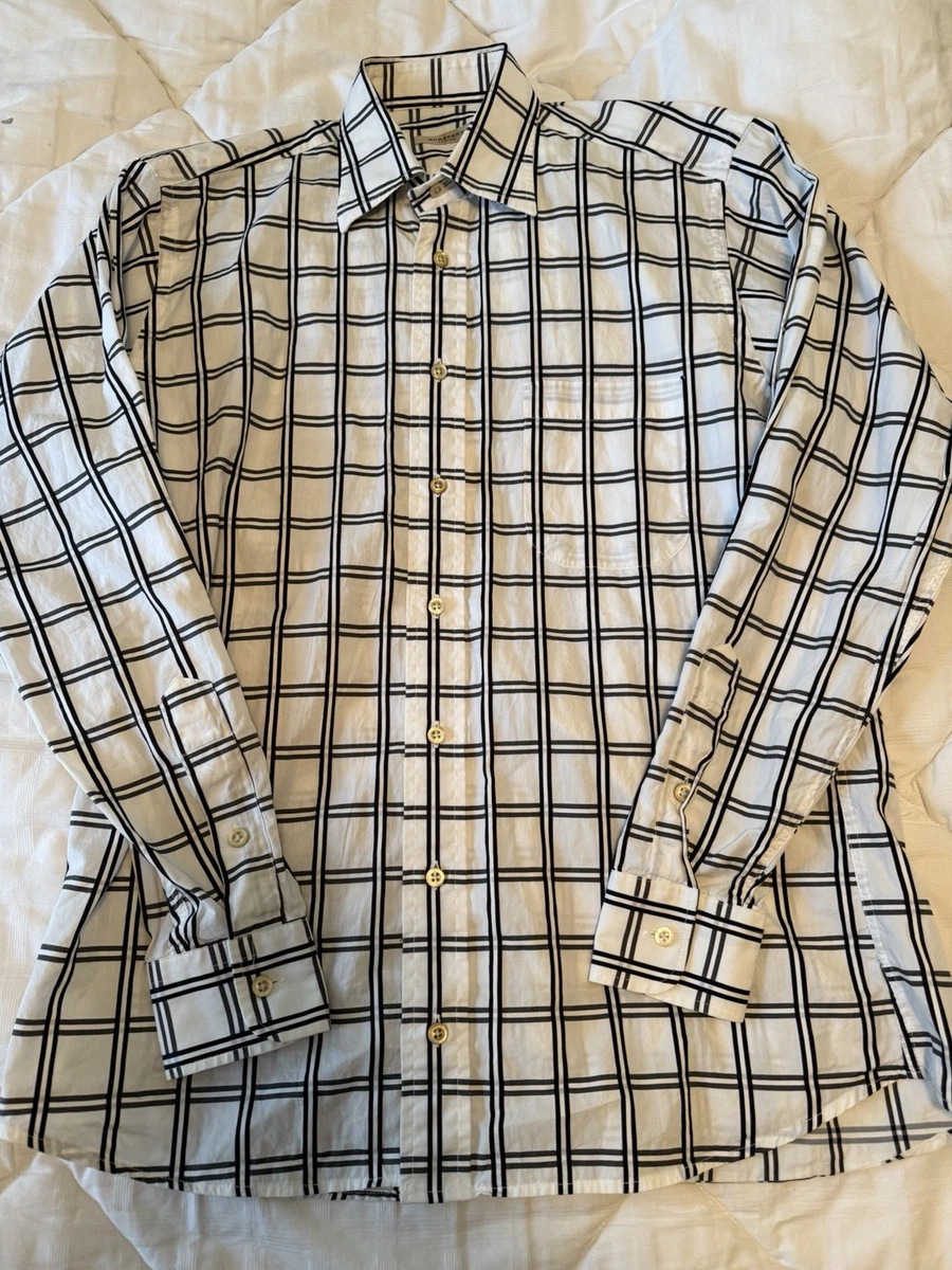 Burberry White Casual Button-Down Shirts for Men for sale | eBay