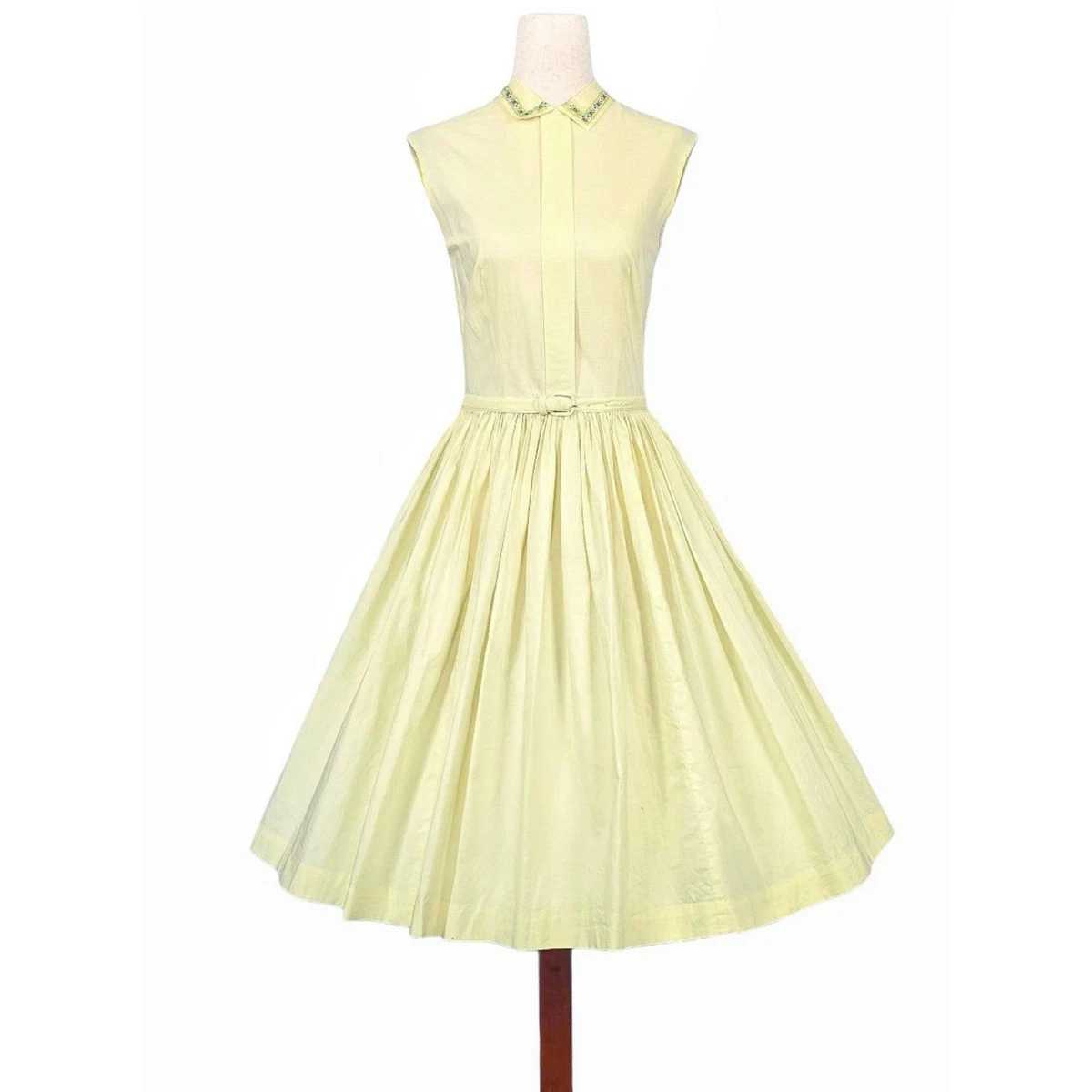 paris jackson dress fashion week 1960s Orange And Cream Floral Prairie Maxi Dress with Peter Pan Collar –  Ian Drummond Vintage