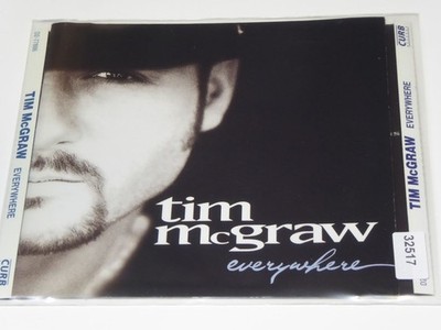 TIM MCGRAW everywhere EX/EX (CD Album, Country, Curb)