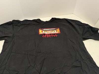 Anime Hypland Naruto Shippuden Toad Eyes Sage Mode Graphic Black Tee Sz 3XL