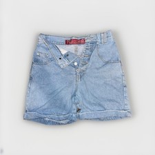 RARE Vintage NWT No Excuses Denim Shorts Cuffed Size 5/6 High Waist 1980's/90's