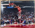 DOMINIQUE WILKINS ATLANTA HAWKS SIGNED AUTO 8X10 PHOTO BECKETT BGS AUTOGRAPHED