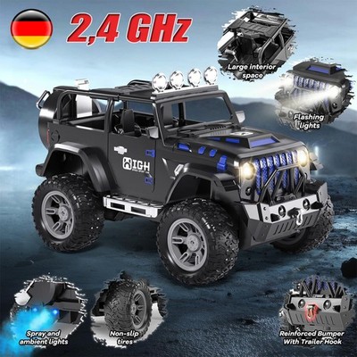 Ferngesteuertes Auto Kinder, 1:18 RC Auto Monstertruck, Spielzeug Und Geschenk