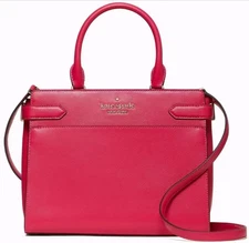 Kate Spade NY Staci Cameron Saffiano Leather Satchel Ruby (Retail $399)