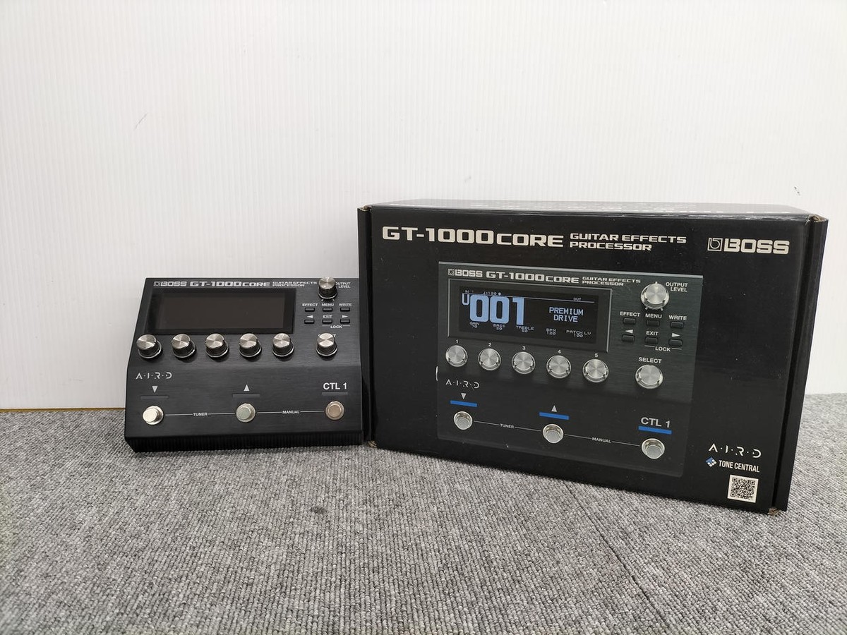 BOSS GT‑1000 CORE Multi‑Effects Stompbox 24‑Block DSP 32‑bit 96kHz