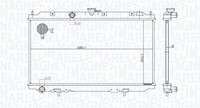 MotorküHler WasserküHler Magneti Marelli 350213176200 FüR Nissan Primera P12 2