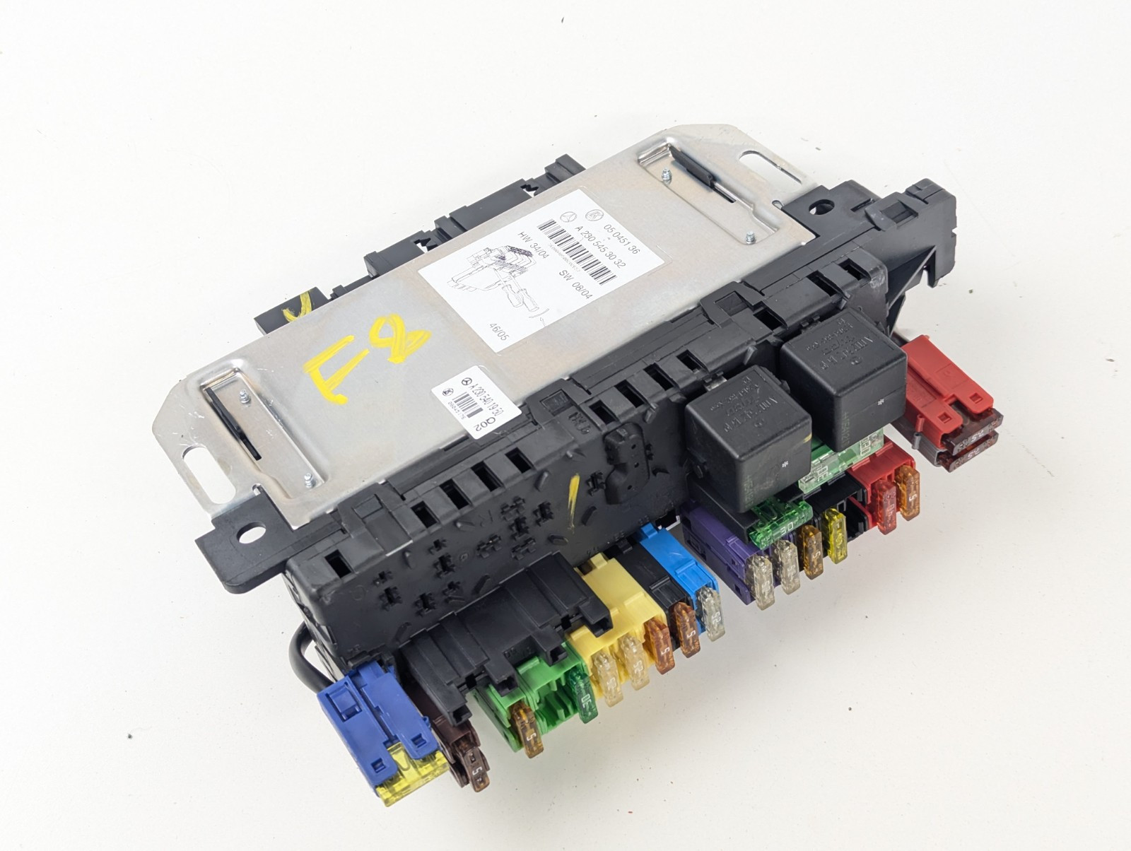 03-08 Mercedes R230 SL500 SL5 Rear SAM Fuse Box Relay Module OEM