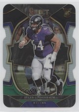 2022 Panini Select Concourse Black & Green Prizm Die-Cut Tyler Linderbaum 0zt4