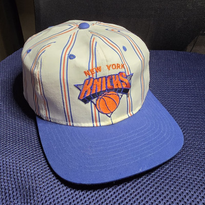 Scarce Starter New York Knicks NBA Basketball Snapback Cap Pinstripe