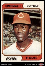 1974 Topps #646 George Foster Reds 6 - EX/MT